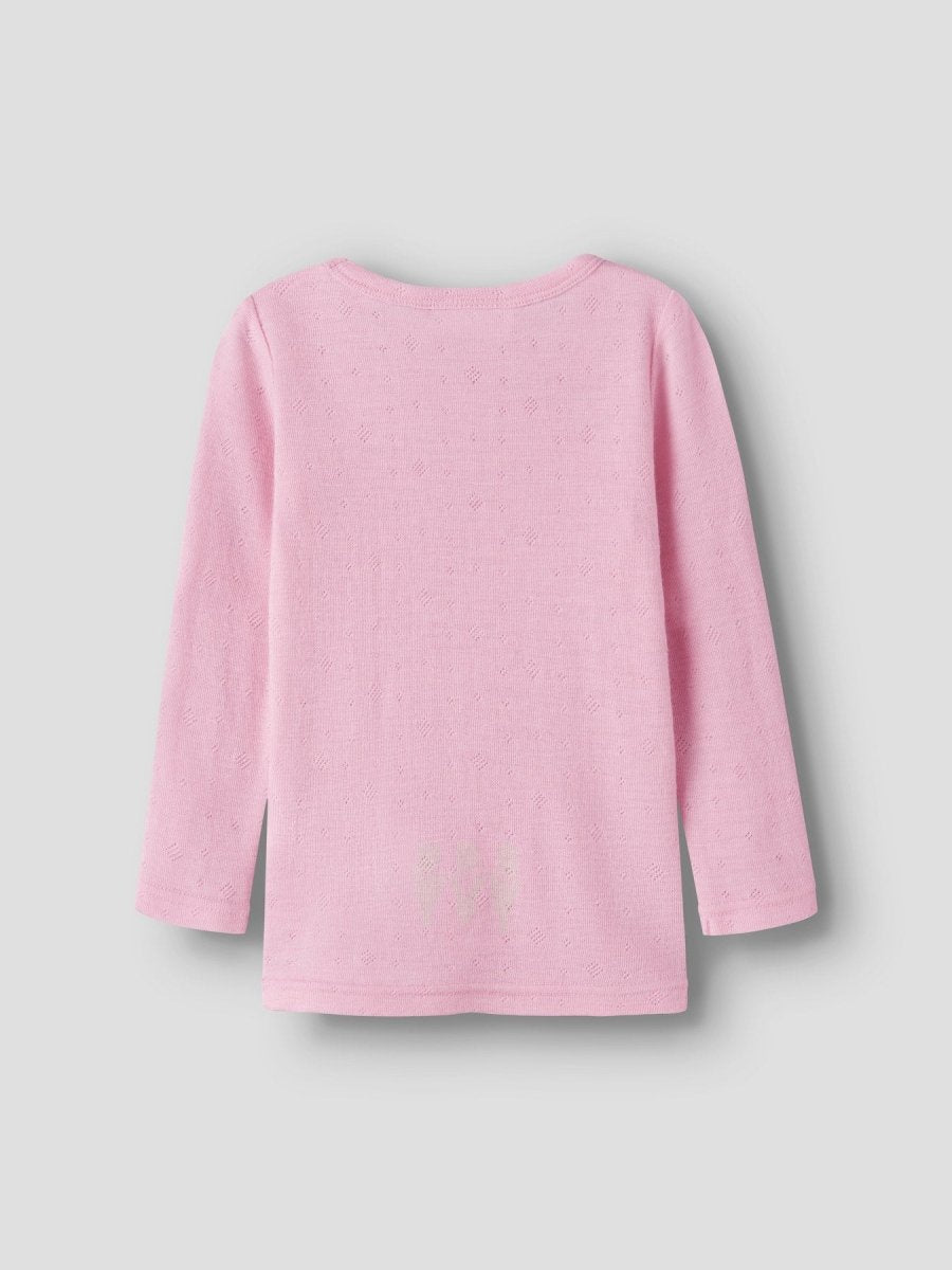 name it mini WANG ull genser - Coral Blush | Torgunns Barneklær AS