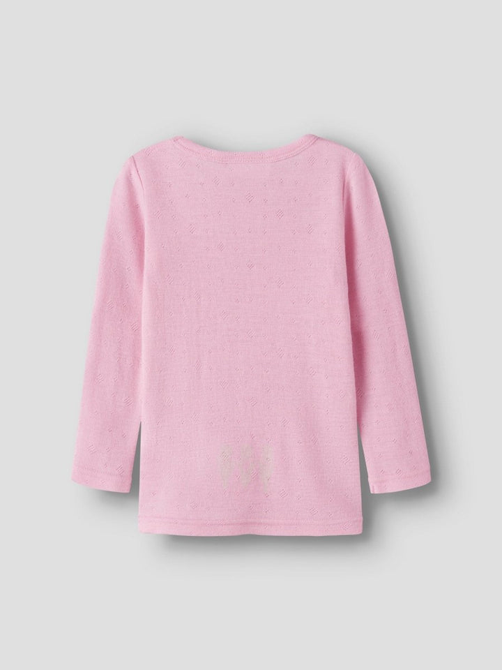 name it mini WANG ull genser - Coral Blush | Torgunns Barneklær AS