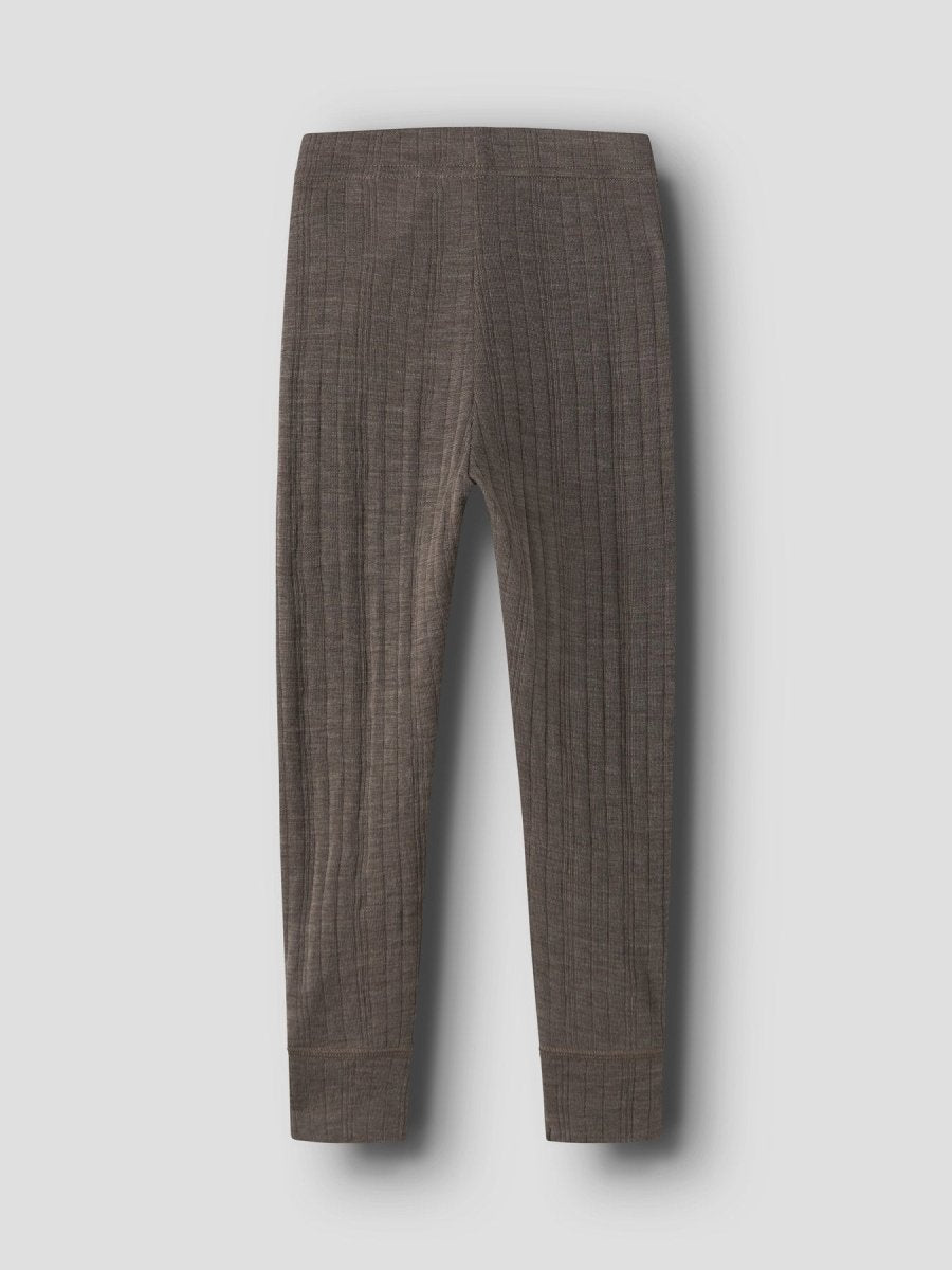 name it mini WANG Ull Legging NOOS - Morel | Torgunns Barneklær AS