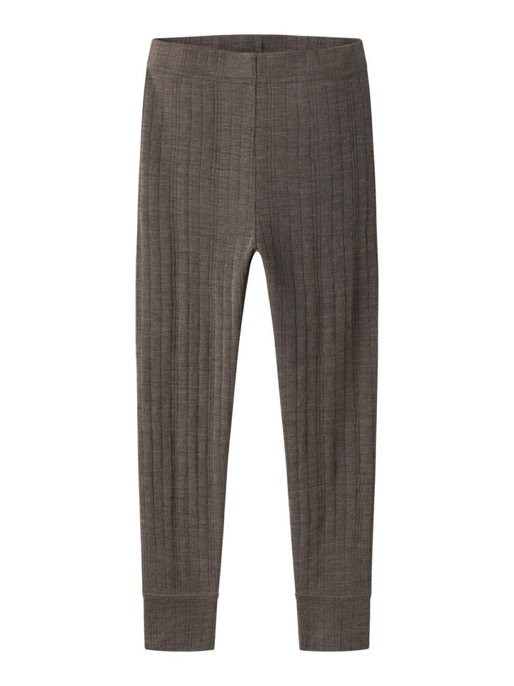 name it mini WANG Ull Legging NOOS - Morel | Torgunns Barneklær AS