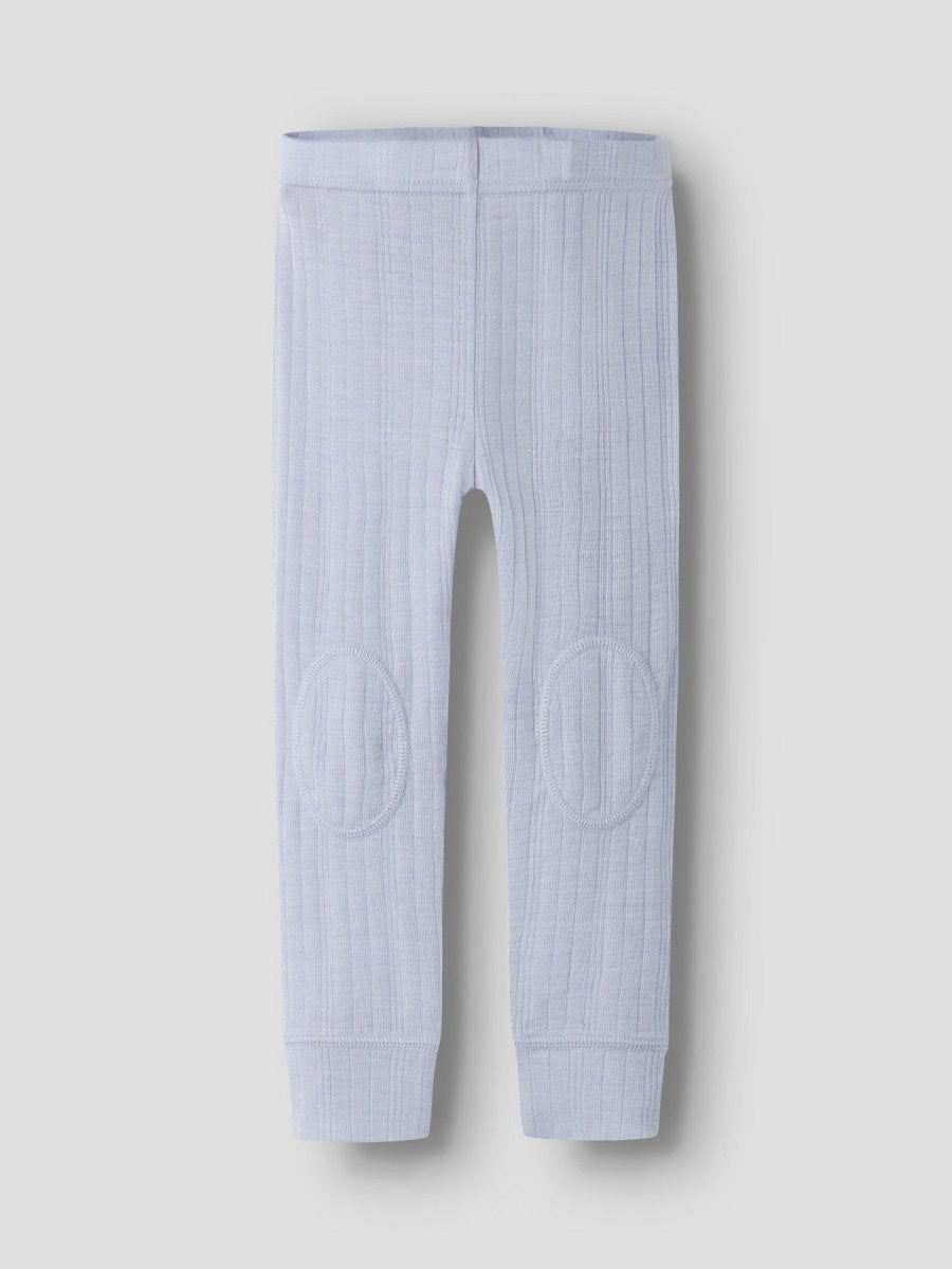 name it mini WANG ull leggings i merinoull – Zen Blue | Torgunns Barneklær AS