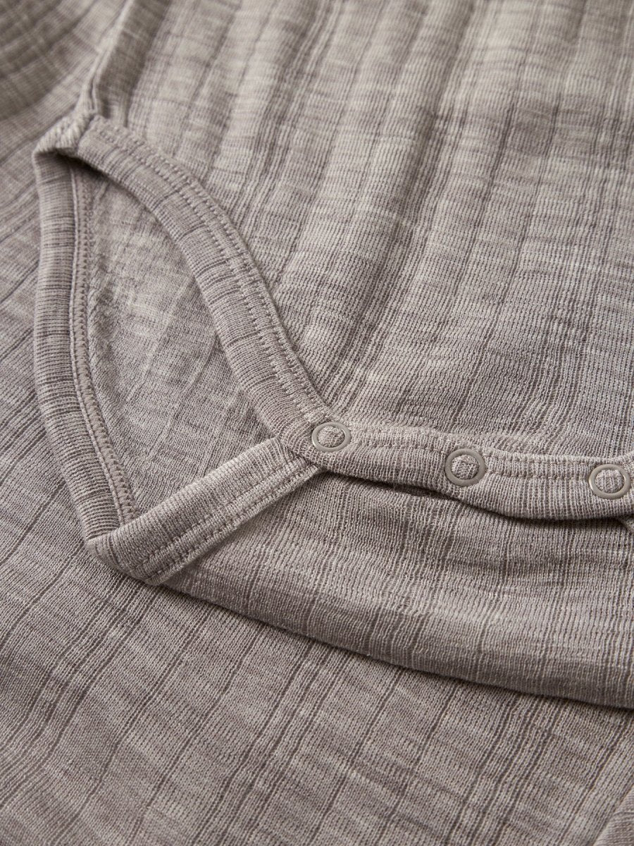 name it mini WANG WOOL NEEDLE LS BODY SOLID - Satellite | Torgunns Barneklær AS