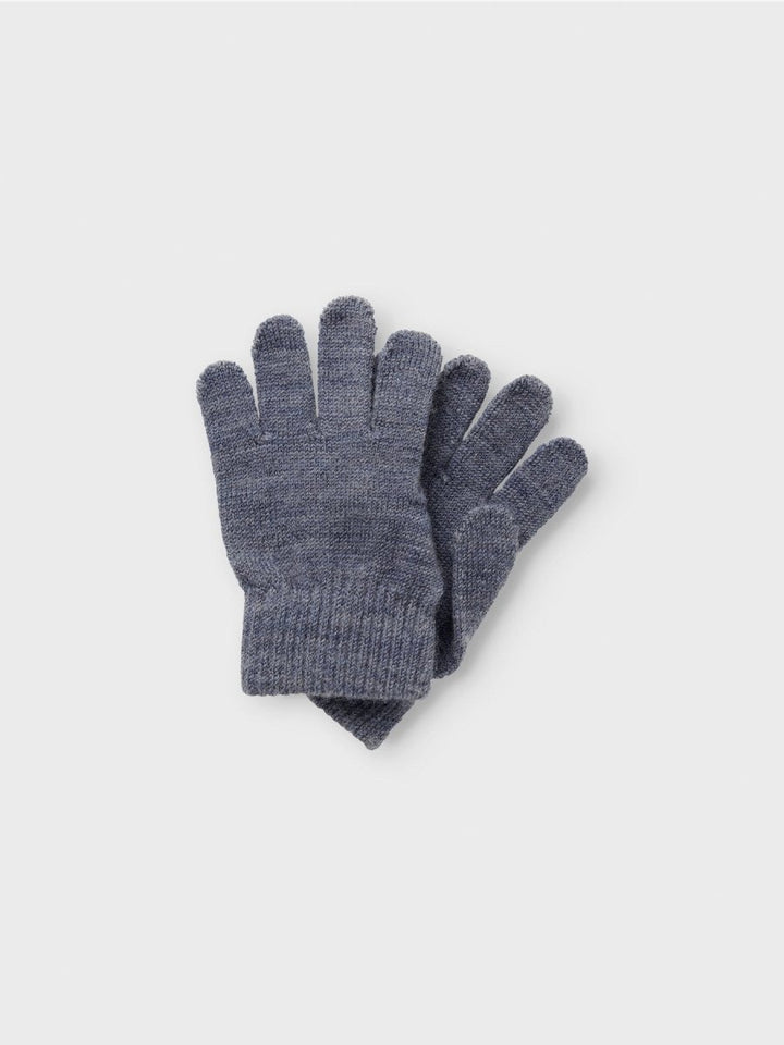 name it mini WHOLLA Ullhansker - Folkstone Gray | Torgunns Barneklær AS