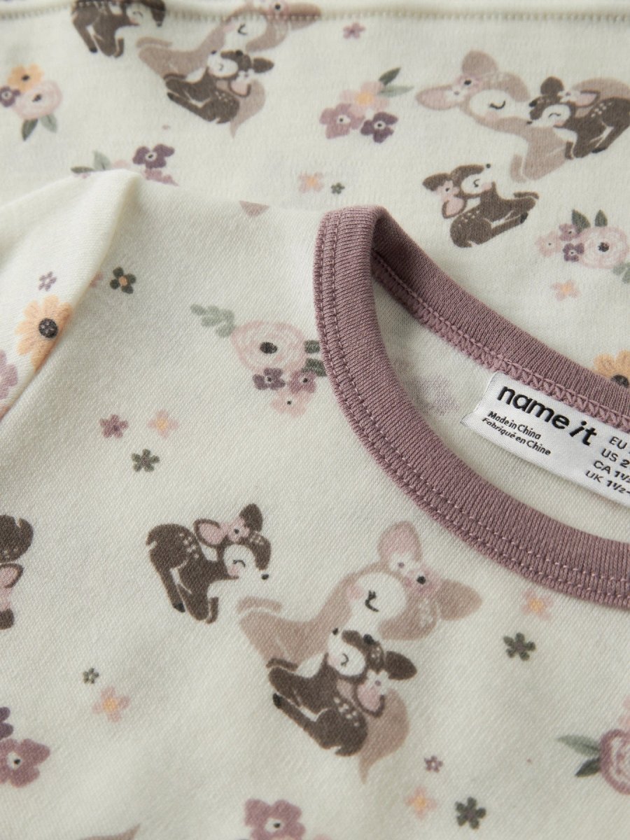 name it mini WILLIT Ulltrøye – Snow White | Bambi &amp; Flower | Torgunns Barneklær AS