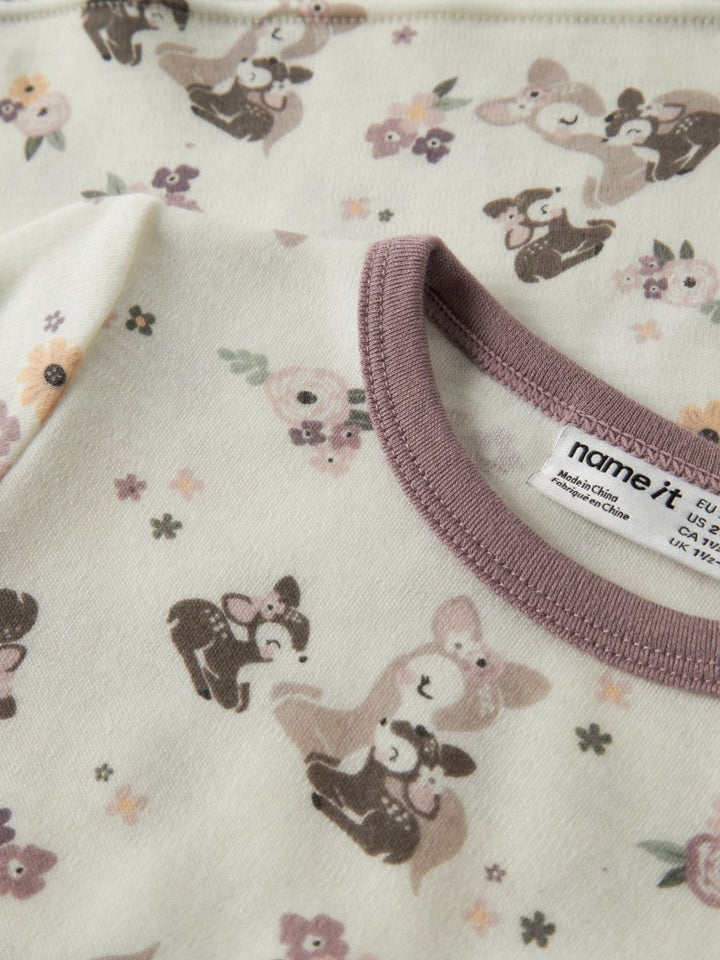 name it mini WILLIT Ulltrøye – Snow White | Bambi &amp; Flower | Torgunns Barneklær AS