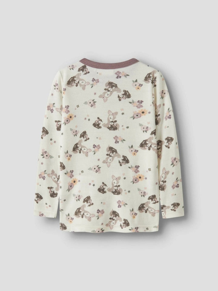 name it mini WILLIT Ulltrøye – Snow White | Bambi &amp; Flower | Torgunns Barneklær AS