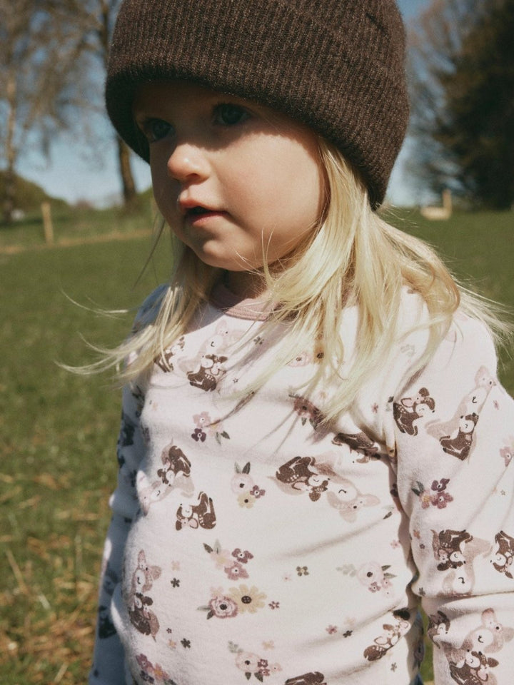 name it mini WILLIT Ulltrøye – Snow White | Bambi &amp; Flower | Torgunns Barneklær AS