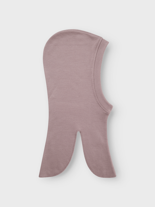 name it mini WILLIT WOOL BALACLAVA - Purple Dove | Torgunns Barneklær AS