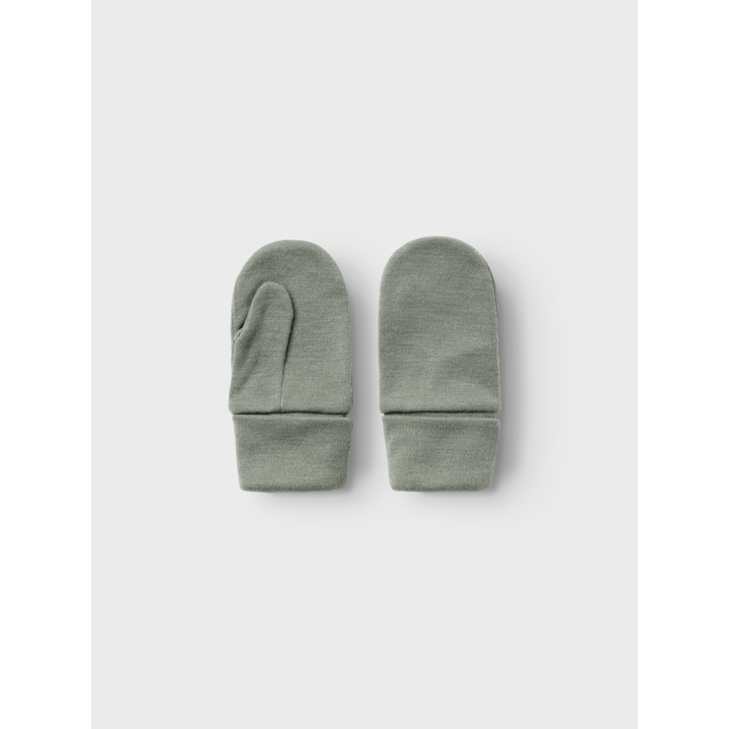 name it mini WILLIT WOOL MITTENS W/THUMB - Mulled Basil | Torgunns Barneklær AS