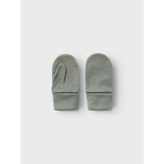 name it mini WILLIT WOOL MITTENS W/THUMB - Mulled Basil | Torgunns Barneklær AS