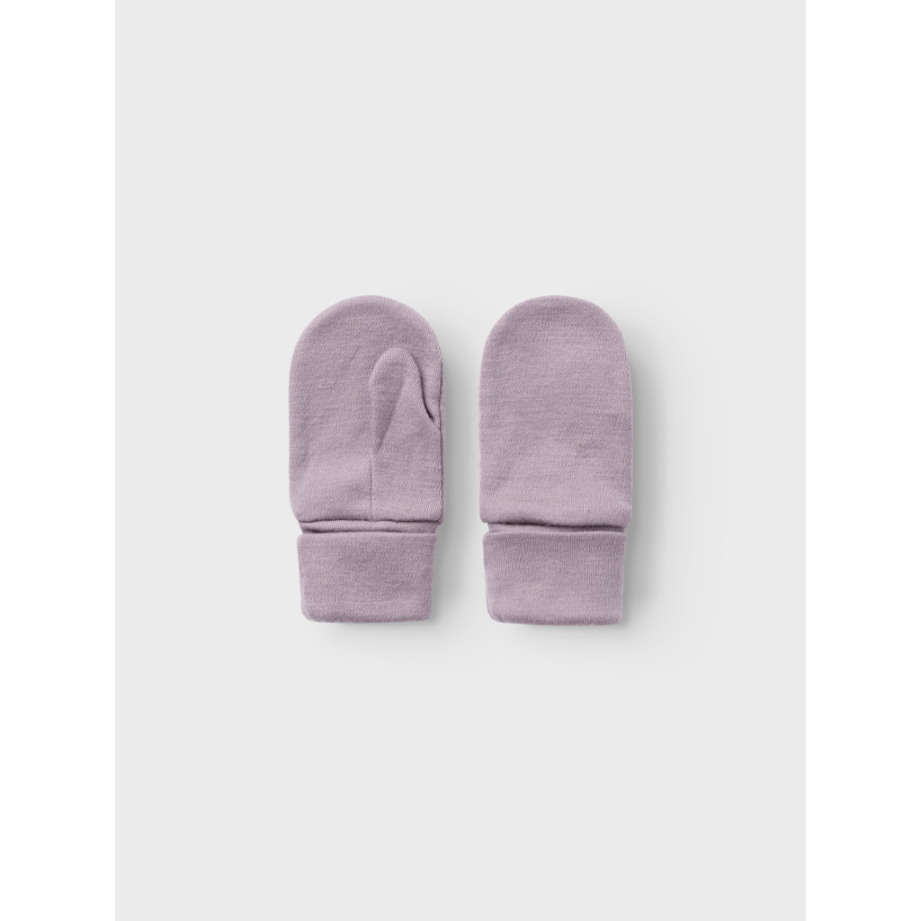 name it mini WILLIT WOOL MITTENS W/THUMB - Purple Dove | Torgunns Barneklær AS