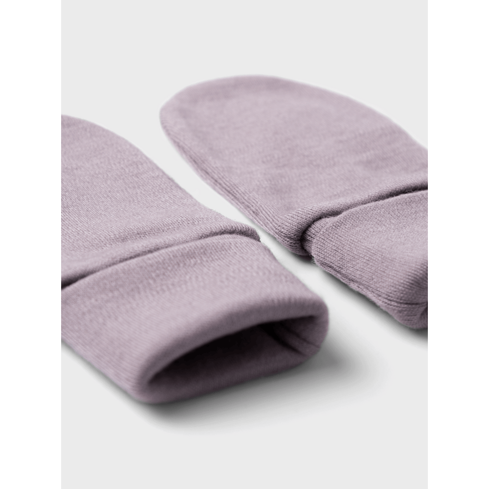name it mini WILLIT WOOL MITTENS W/THUMB - Purple Dove | Torgunns Barneklær AS