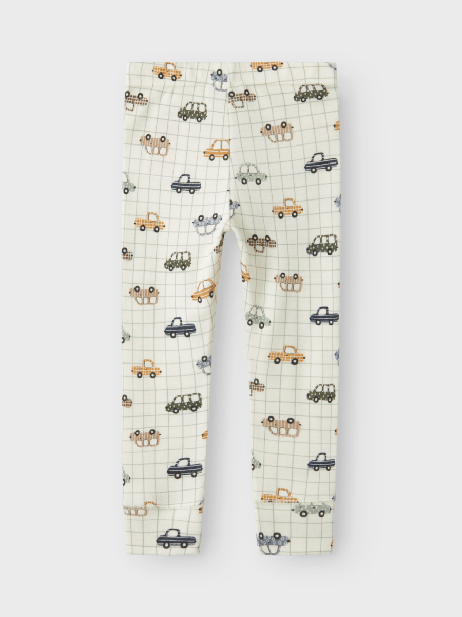 name it mini WILLOW WOOL LONGJOHN - Snow White AOP | Torgunns Barneklær AS