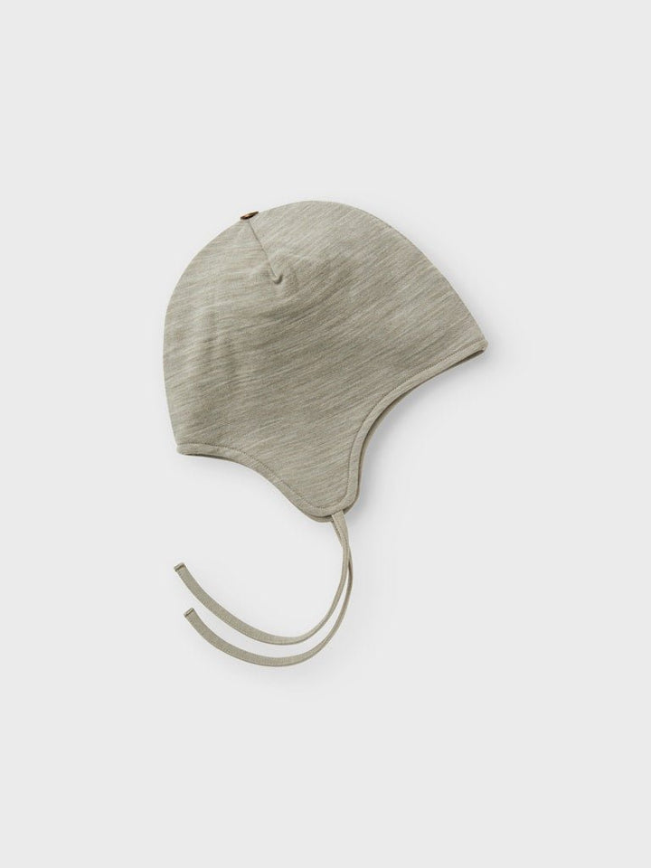 name it mini WOOL WUPPO HAT - Dried Sage | Torgunns Barneklær AS