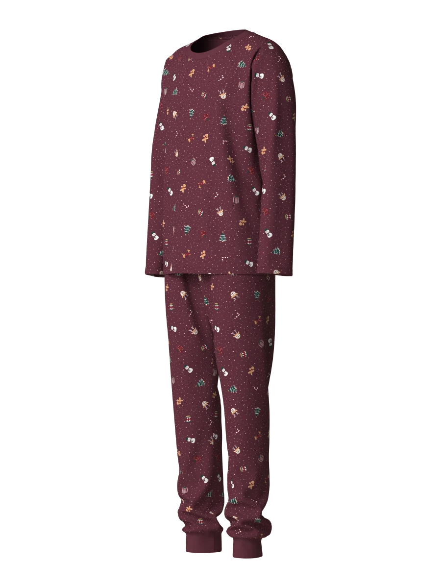 name it mom &amp; dad VISMAS julepysj | XS–XL - Burgundy | Jul | Torgunns Barneklær AS