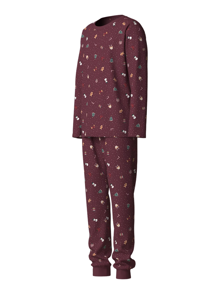name it mom &amp; dad VISMAS julepysj | XS–XL - Burgundy | Jul | Torgunns Barneklær AS