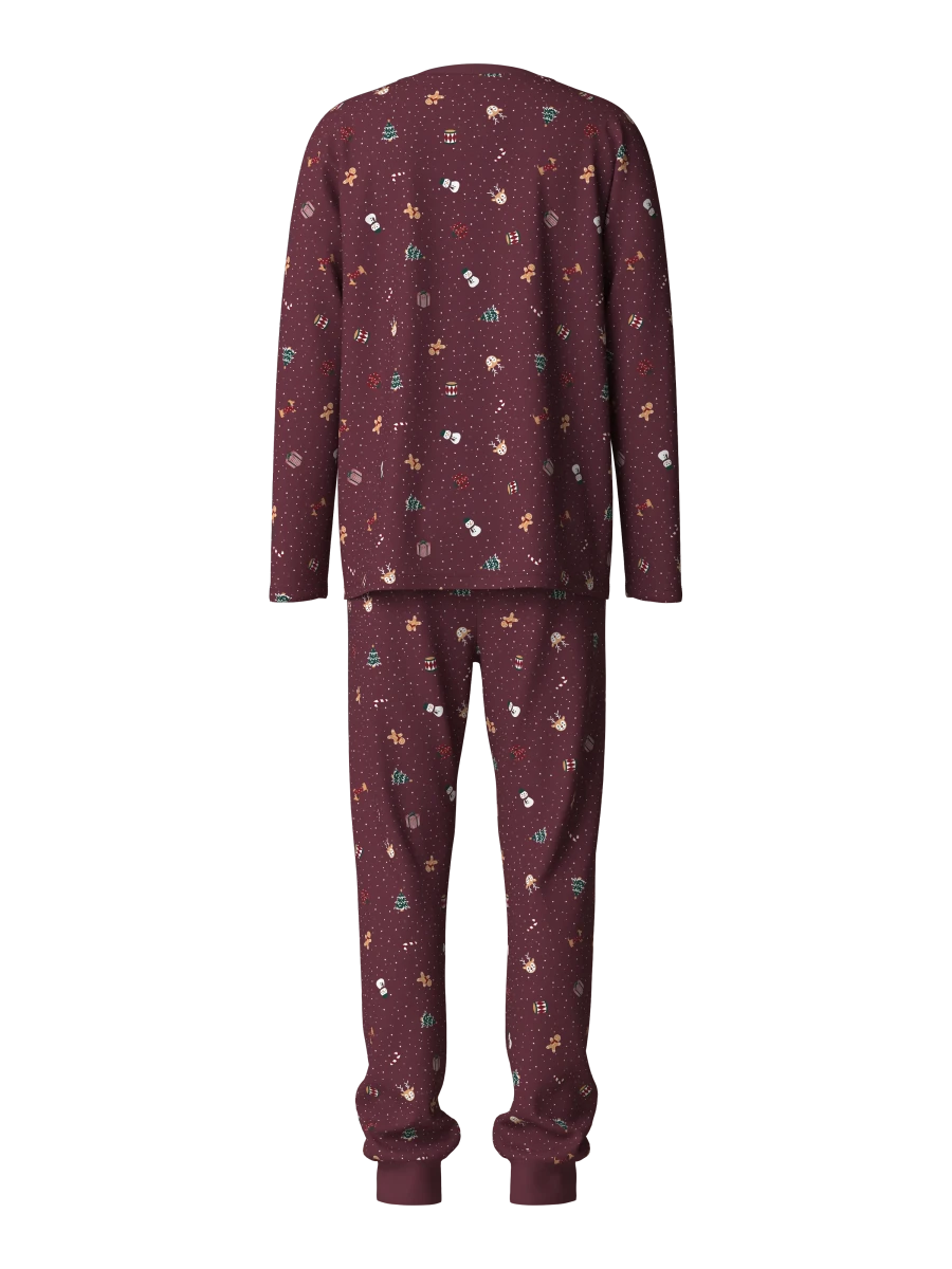 name it mom & dad VISMAS julepysj | XS–XL - Burgundy | Jul | Torgunns Barneklær AS