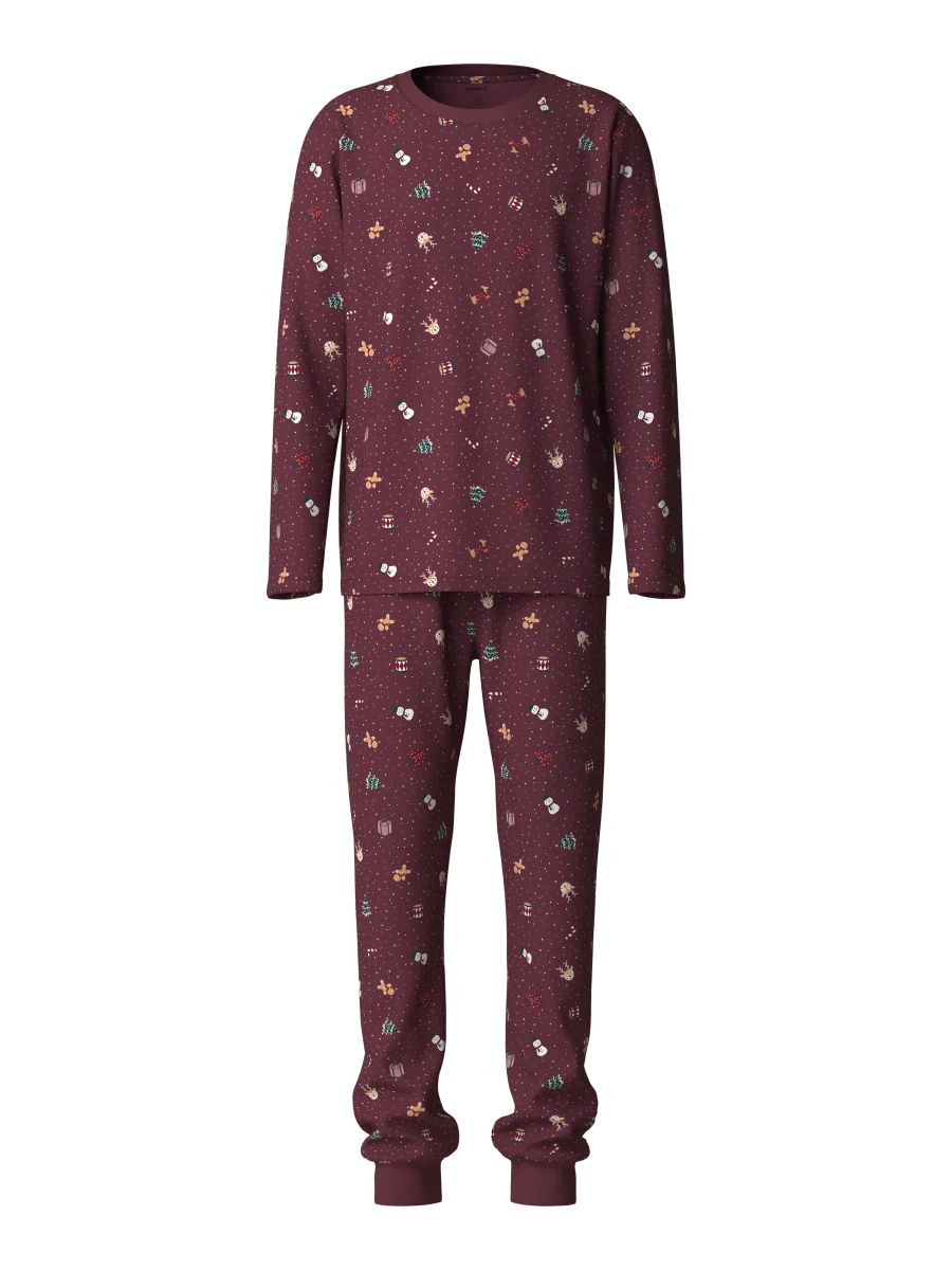 name it mom & dad VISMAS julepysj | XS–XL - Burgundy | Jul | Torgunns Barneklær AS