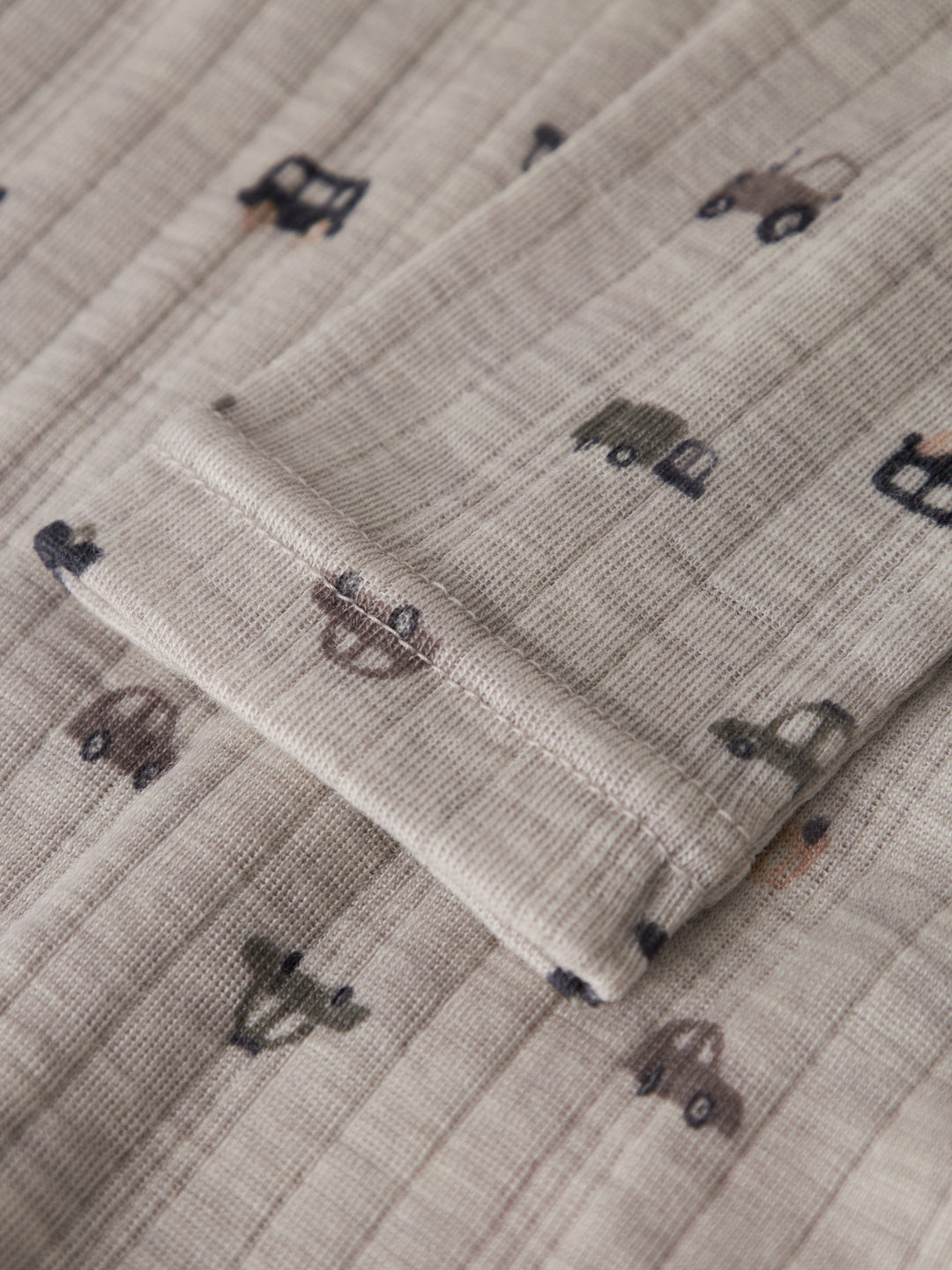 name it mini WANG WOOL NEEDLE LS TOP NOOS - Nacreous Cloud | Small cars - Torgunns Barneklær AS
