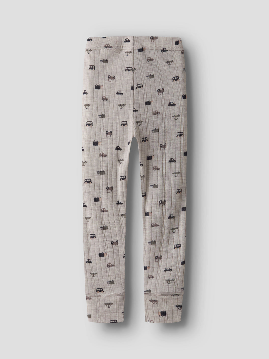 name it mini WANG WOOL NEEDLE LONGJOHN NOOS - Nacreous Cloud | Small cars - Torgunns Barneklær AS