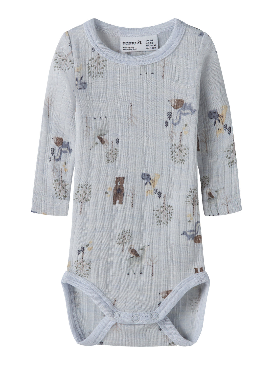 name it baby WANG WOOL Needle ls Body noos - Arctic Ice | Forest Animals
