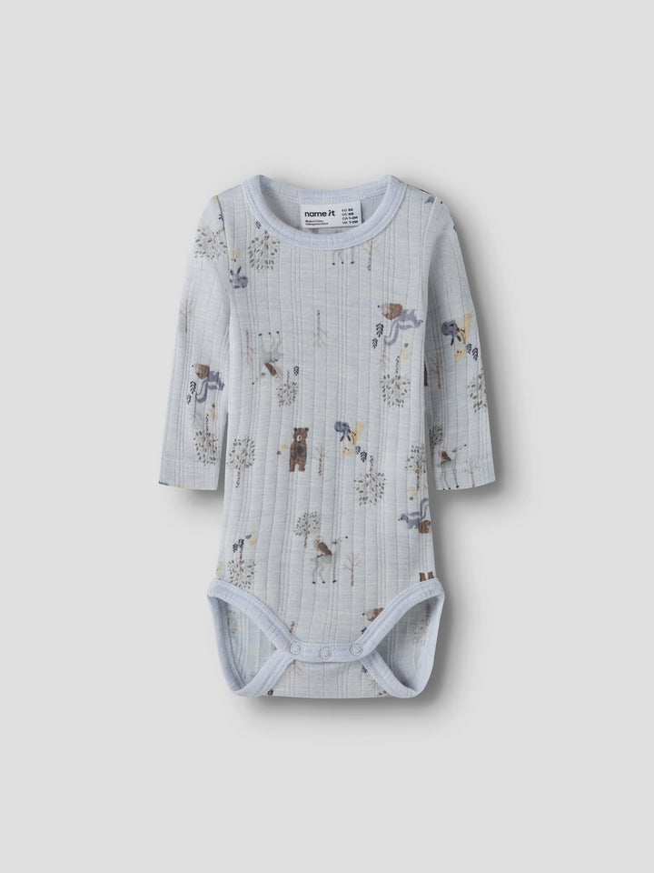 name it baby WANG WOOL Needle ls Body noos - Arctic Ice | Forest Animals