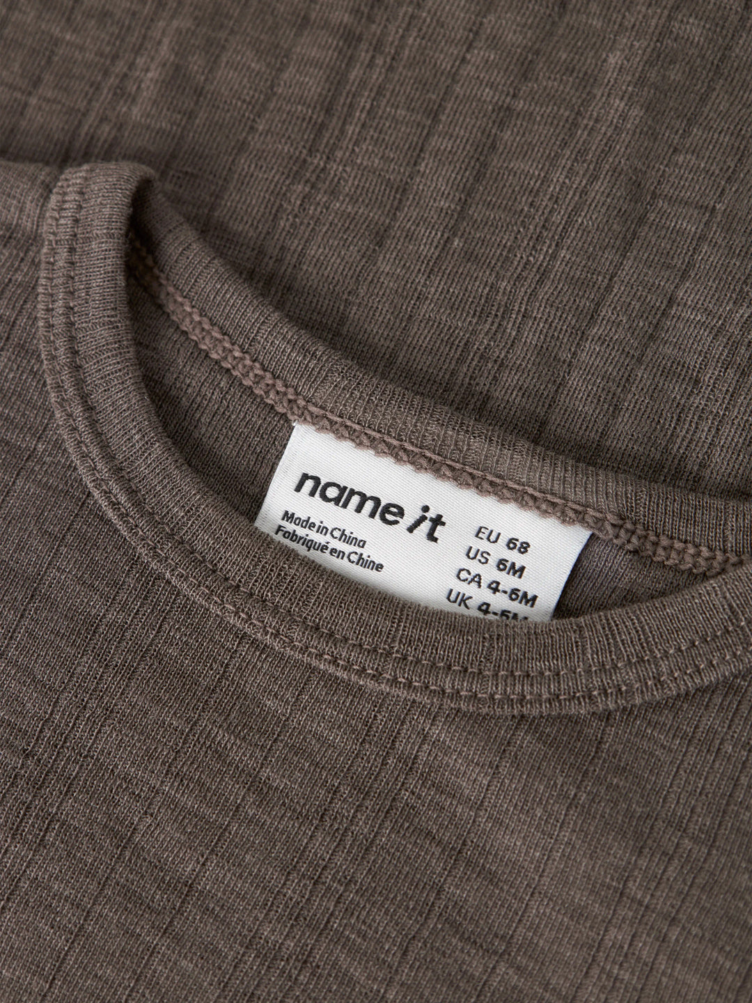name it baby WANG WOOL Needle ls Body Solid noos - Morel