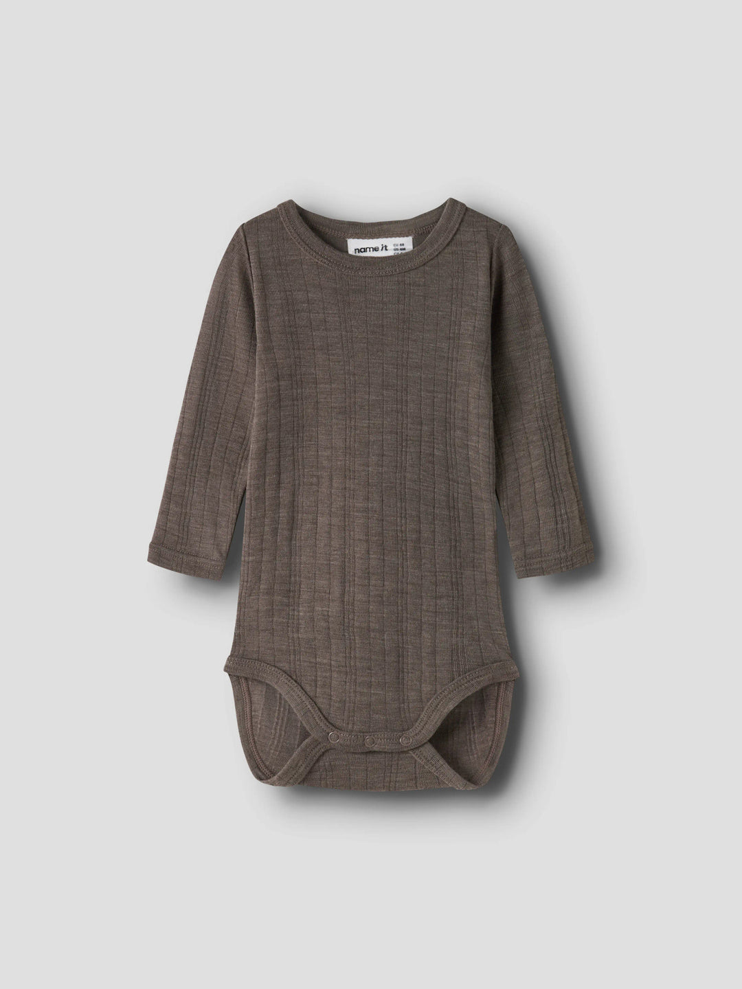 name it baby WANG WOOL Needle ls Body Solid noos - Morel