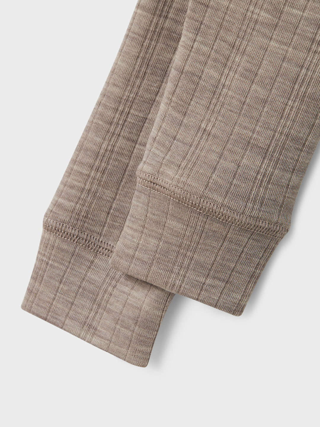 name it baby WANG WOOL NEEDLE LONGJOHN SOLID NOOS - Satellite - Torgunns Barneklær AS