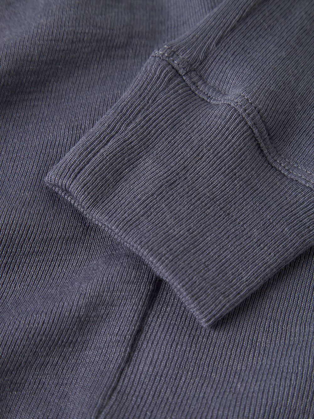 name it baby ULL/SILKE WOSSA RIB LONGJOHN - Folkstone Gray - Torgunns Barneklær AS