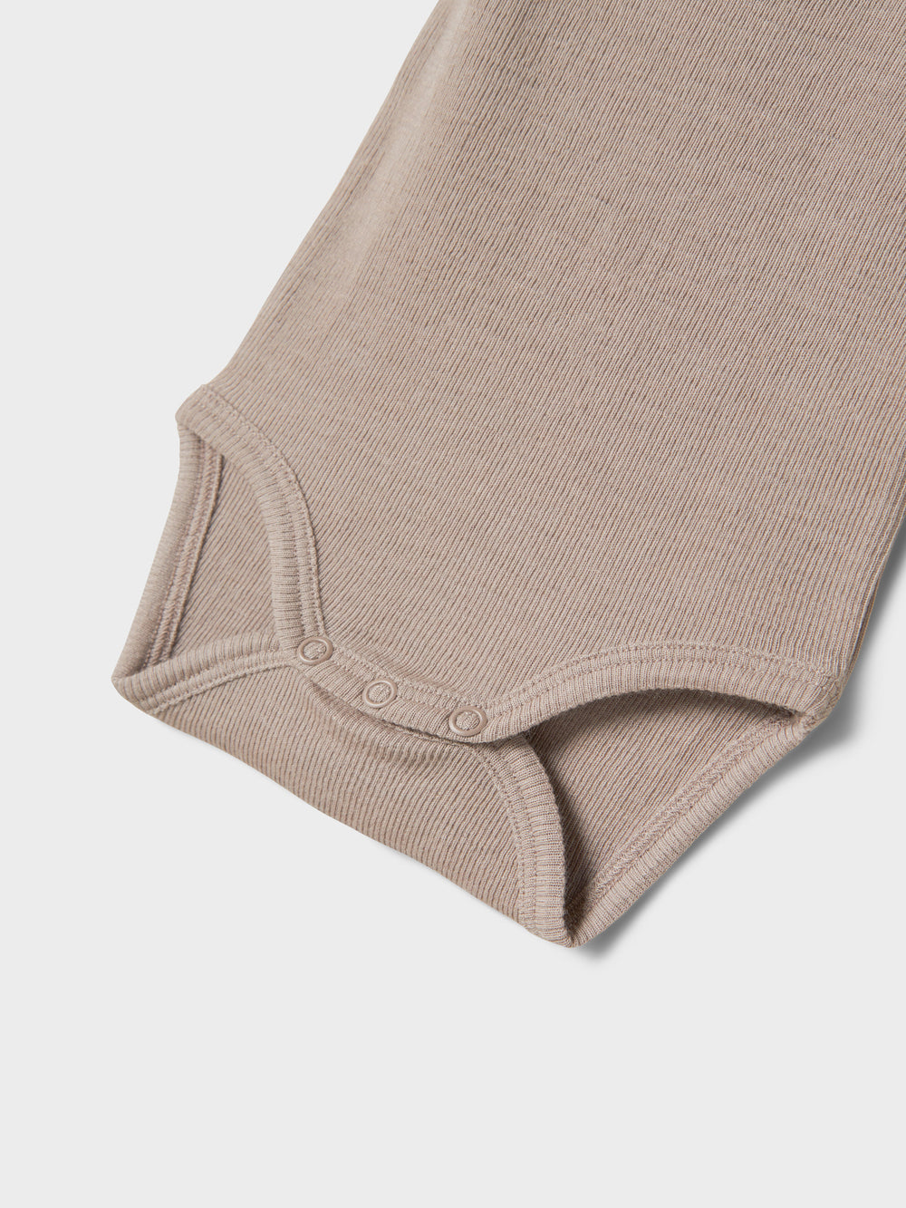 name it baby ULL/SILKE WOSSA RIB LS BODY - Satellite - Torgunns Barneklær AS