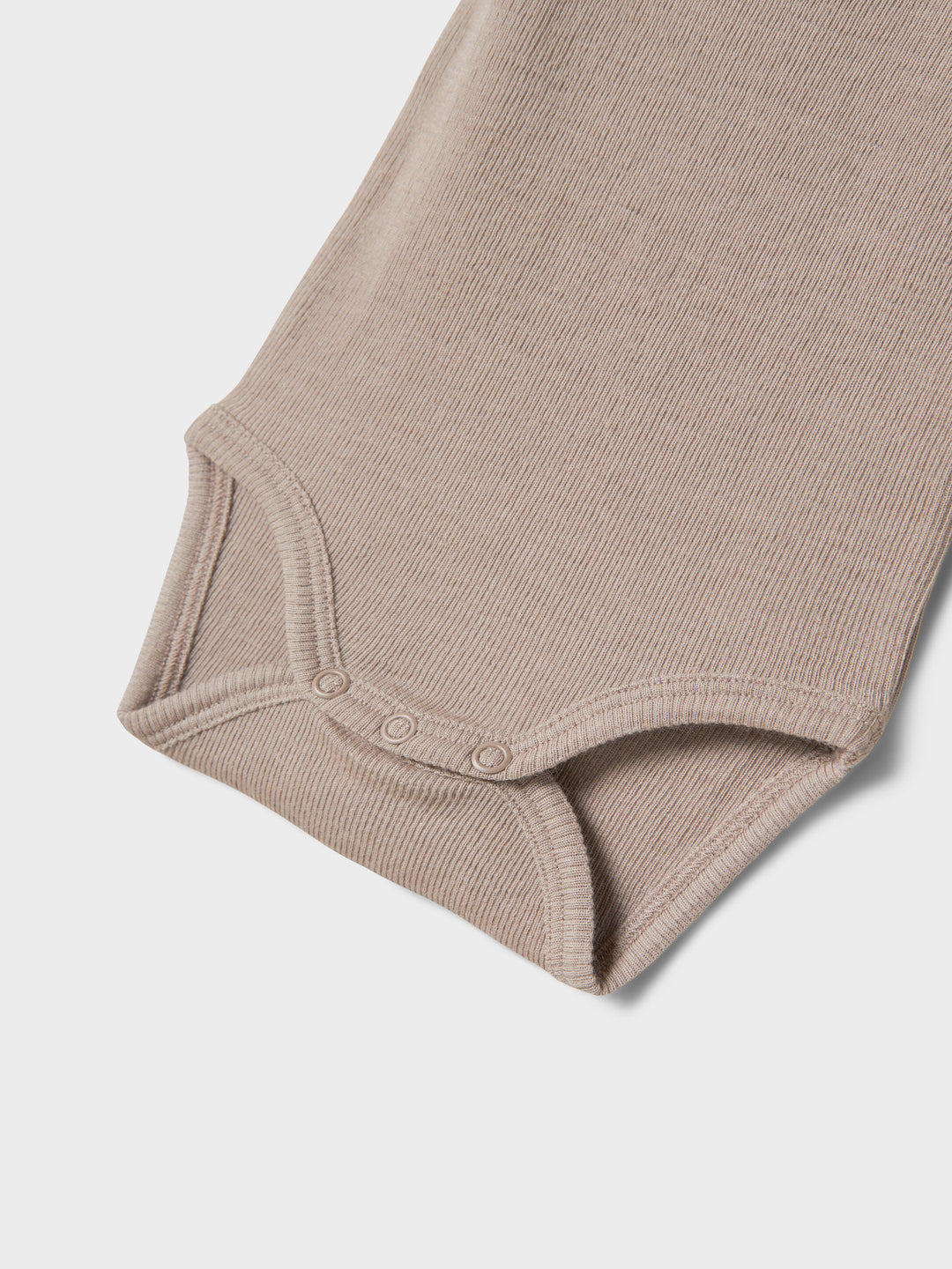 name it baby ULL/SILKE WOSSA RIB LS BODY - Satellite - Torgunns Barneklær AS