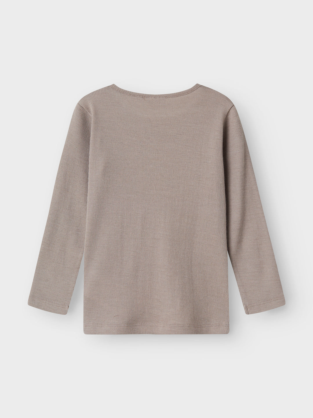 name it mini ULL/SILKE WOSSA RIB LS TOP - Satellite - Torgunns Barneklær AS