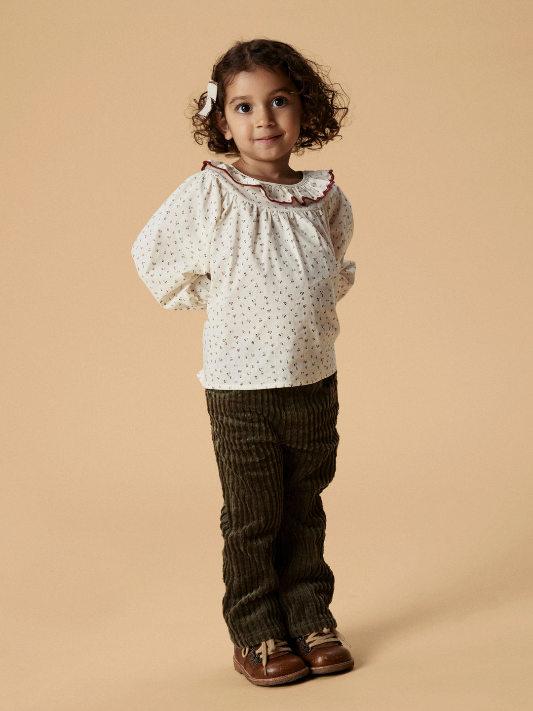 Lil' Atelier Mini RASIA LS LOOSE SHIRT - Turtledove | Red Dahlia