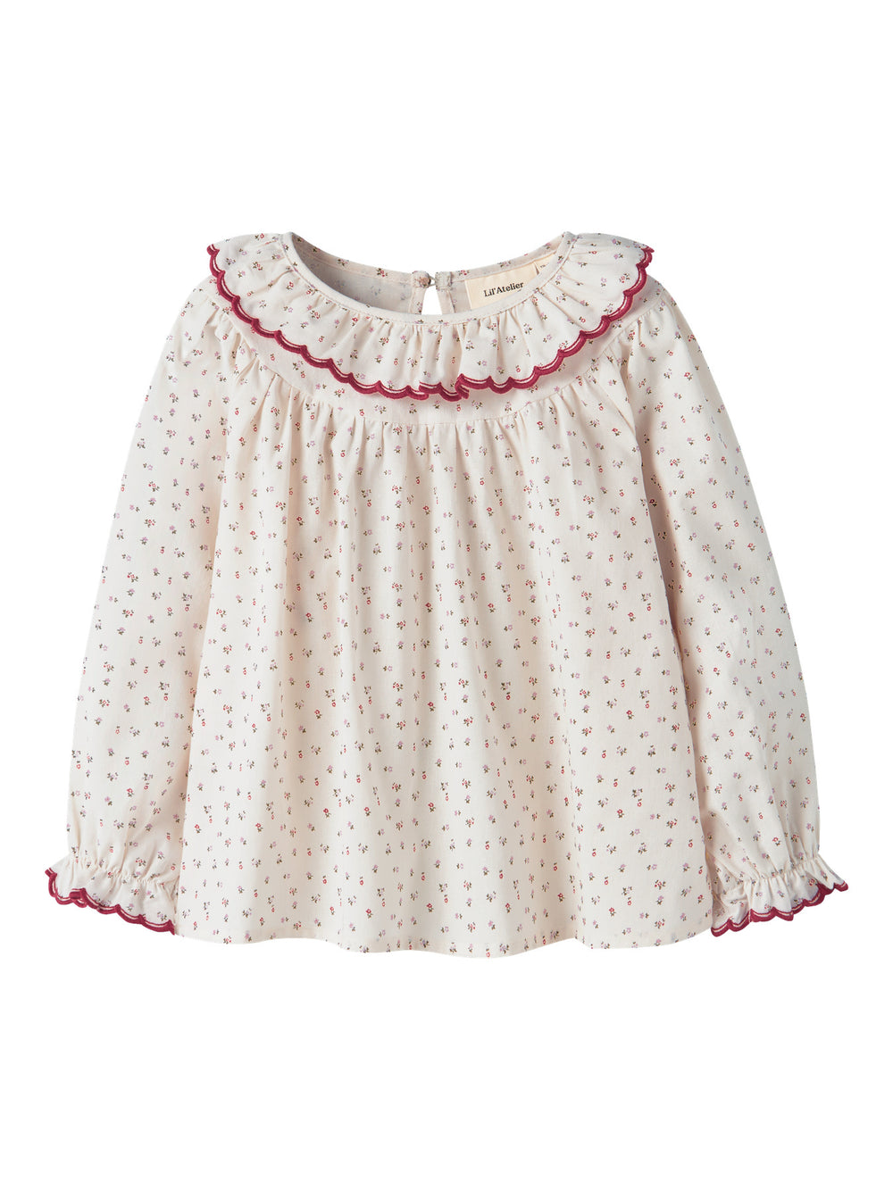 Lil' Atelier Mini RASIA LS LOOSE SHIRT - Turtledove | Red Dahlia