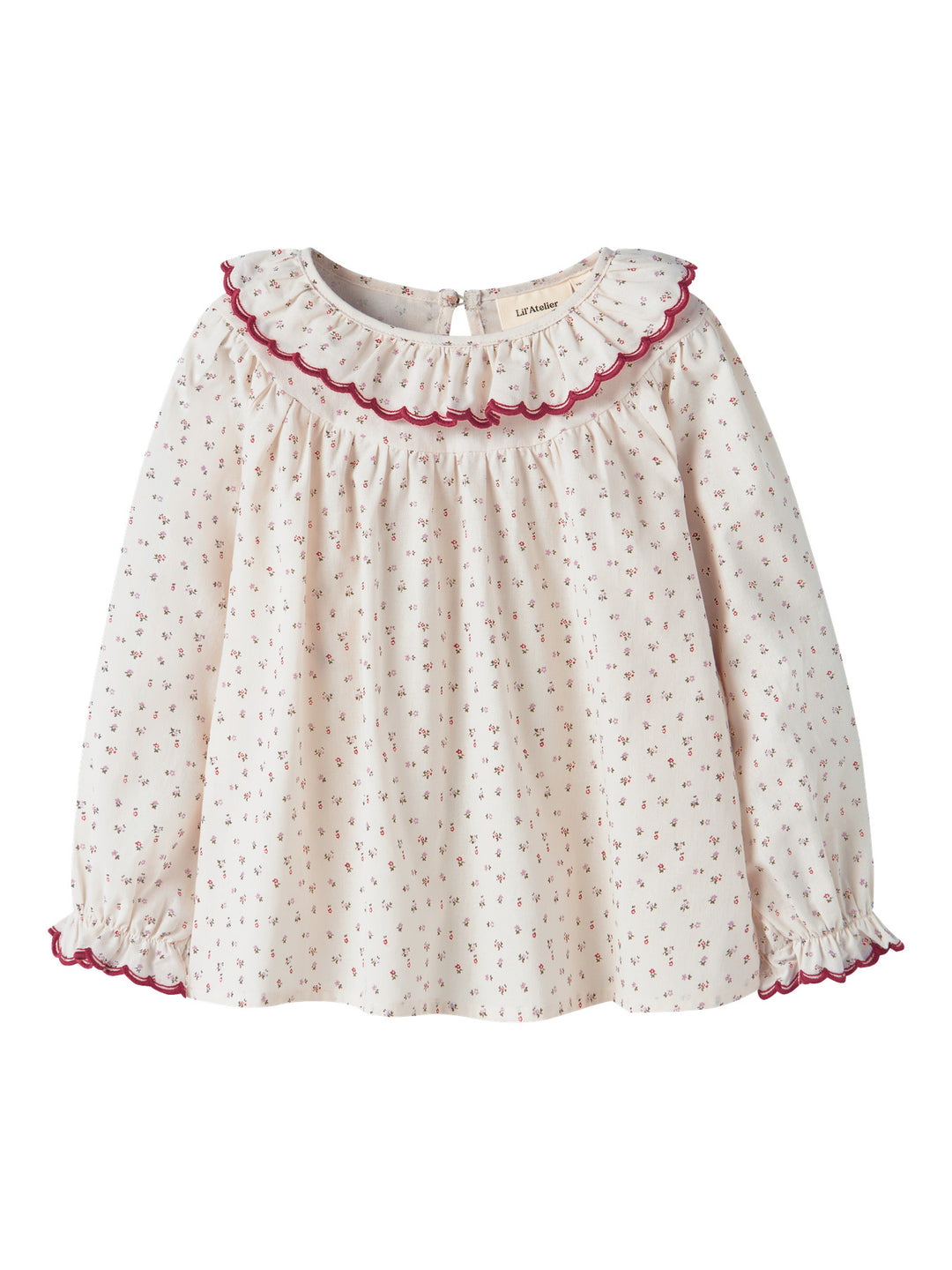 Lil' Atelier Mini RASIA LS LOOSE SHIRT - Turtledove | Red Dahlia
