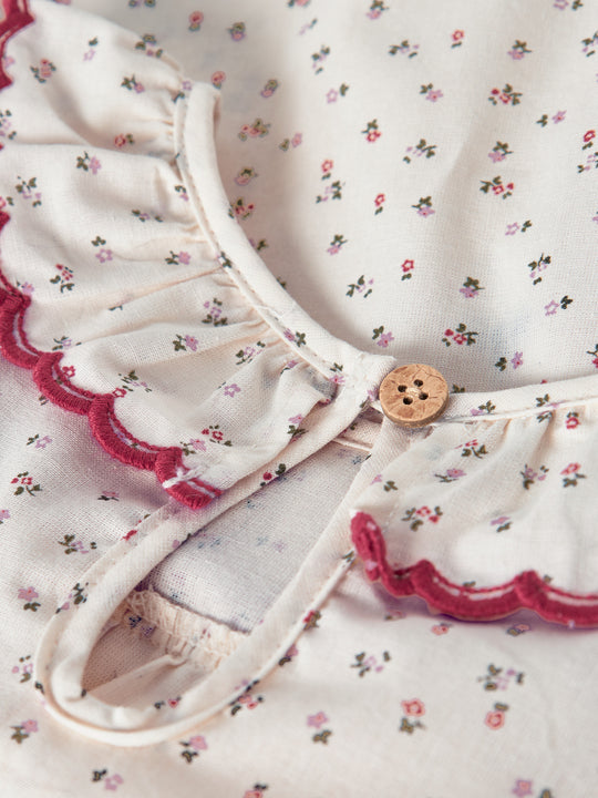 Lil' Atelier Mini RASIA LS LOOSE SHIRT - Turtledove | Red Dahlia