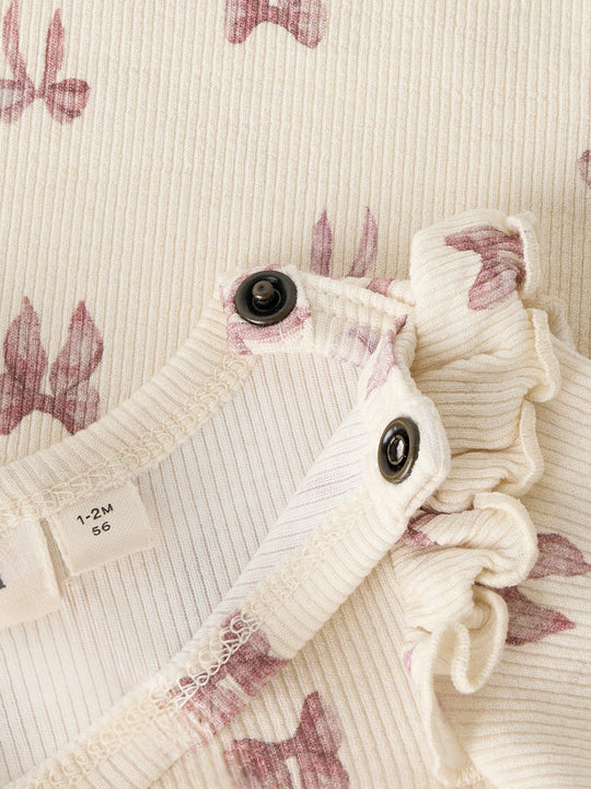 Lil' Atelier Baby GAVO EKO LS SLIM BODY NOOS - Turtledove | Bow