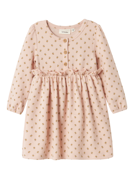 Lil' Atelier Baby DESMA LS BODY DRESS - Peach Whip