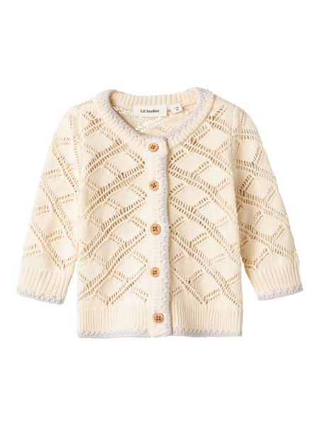 Lil' Atelier Baby FANNA LS KNIT CARD - Turtledove