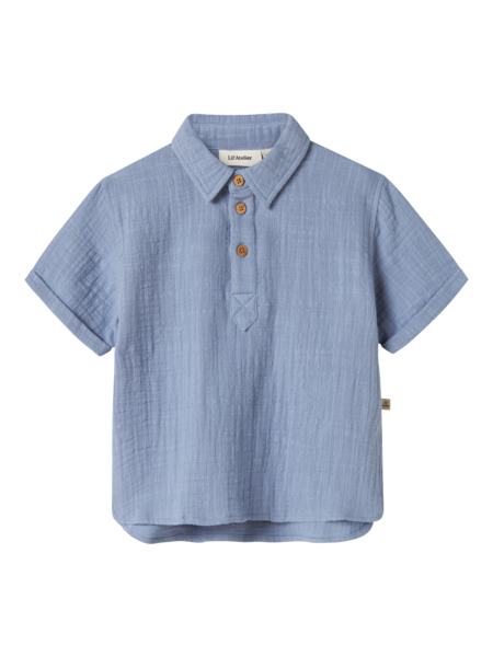 Lil' Atelier Mini DAWSON SS LOOSE SHIRT - Troposphere