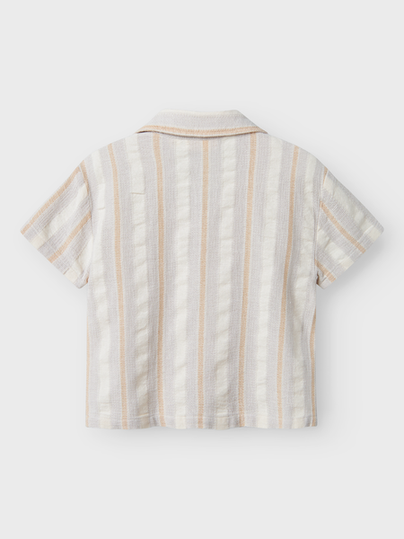 Lil' Atelier Mini DENVER SS LOOSE SHIRT - Vapor Blue