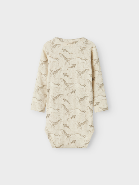 Lil' Atelier Baby GIO BOP LS SLIM BODY - Turtledove