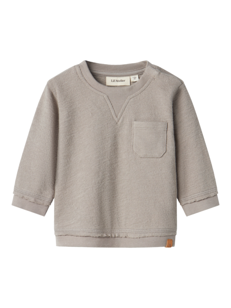 Lil' Atelier Baby DIAS LS NR SWEAT - Mourning Dove