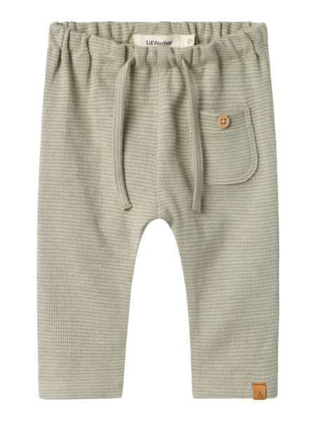 Lil' Atelier Baby FENG LOOSE PANT - Moss Gray