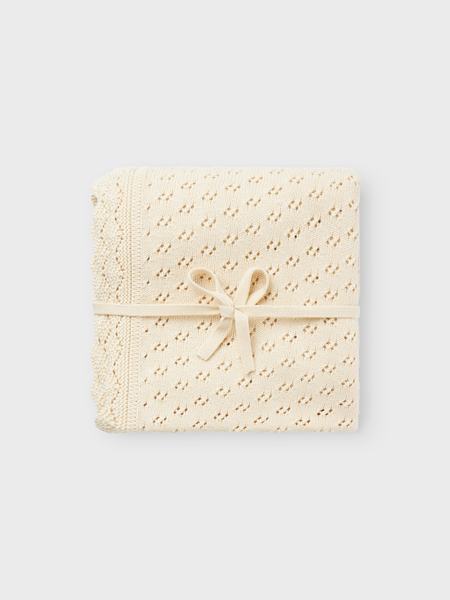 Lil' Atelier Baby NILIO KNIT BLANKET - Turtledove