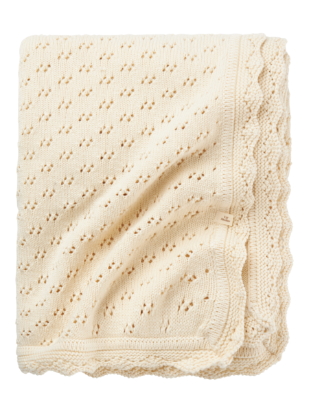 Lil' Atelier Baby NILIO KNIT BLANKET - Turtledove