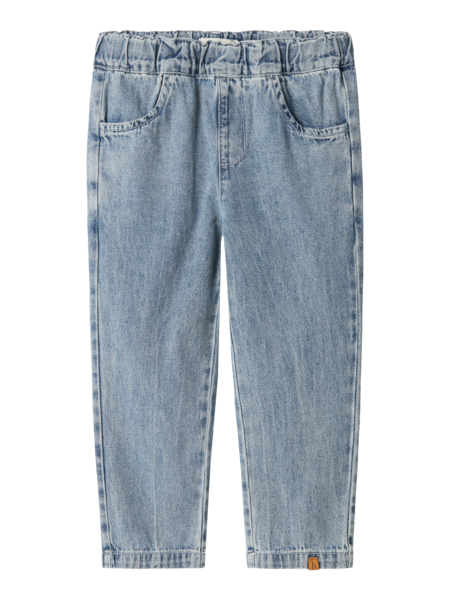 Lil' Atelier Mini FUNDO LOOSE JEANS - Medium Blue Denim