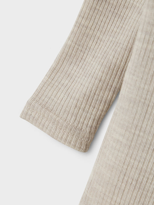 name it baby WAX WOOL RIB LS BODY NOOS - Nacreous Cloud - Torgunns Barneklær AS