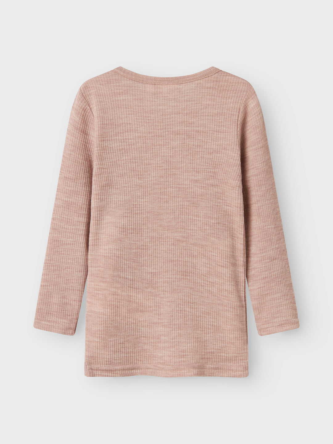 name it mini WAX WOOL RIB LS TOP NOOS - Shadow Gray - Torgunns Barneklær AS